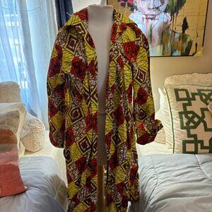NF African Print shirt size one size fits all